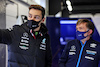 TEST BARCELLONA, (L to R): George Russell (GBR) Mercedes AMG F1 with Jost Capito (GER) Williams Racing Chief Executive Officer.
23.02.2022. Formula One Testing, Day One, Barcelona, Spain. Wednesday.
- www.xpbimages.com, EMail: requests@xpbimages.com © Copyright: Bearne / XPB Images