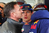 TEST BARCELLONA, (L to R): Christian Horner (GBR) Red Bull Racing Team Principal with Max Verstappen (NLD) Red Bull Racing.
23.02.2022. Formula One Testing, Day One, Barcelona, Spain. Wednesday.
- www.xpbimages.com, EMail: requests@xpbimages.com © Copyright: Batchelor / XPB Images