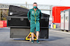 TEST BARCELLONA, Aston Martin F1 Team equipment brought into the paddock.
23.02.2022. Formula One Testing, Day One, Barcelona, Spain. Wednesday.
- www.xpbimages.com, EMail: requests@xpbimages.com © Copyright: Moy / XPB Images