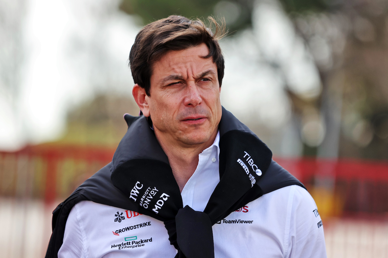 TEST BARCELLONA, Toto Wolff (GER) Mercedes AMG F1 Shareholder e Executive Director.
24.02.2022. Formula One Testing, Day Two, Barcelona, Spain. Giovedi'.
- www.xpbimages.com, EMail: requests@xpbimages.com © Copyright: Moy / XPB Images