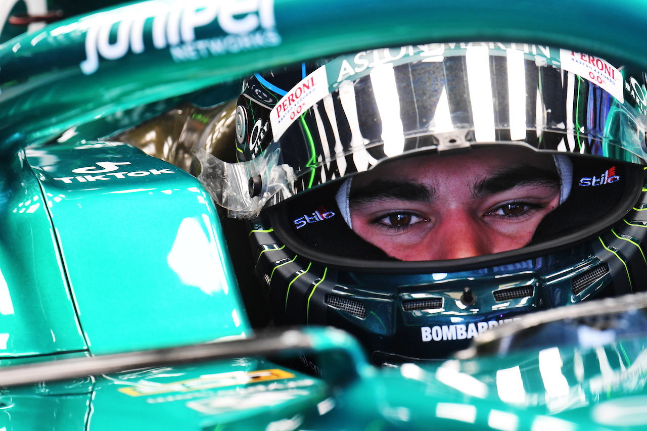 TEST BARCELLONA, Lance Stroll (CDN) Aston Martin F1 Team.
24.02.2022. Formula One Testing, Day Two, Barcelona, Spain. Giovedi'.
- www.xpbimages.com, EMail: requests@xpbimages.com © Copyright: Price / XPB Images