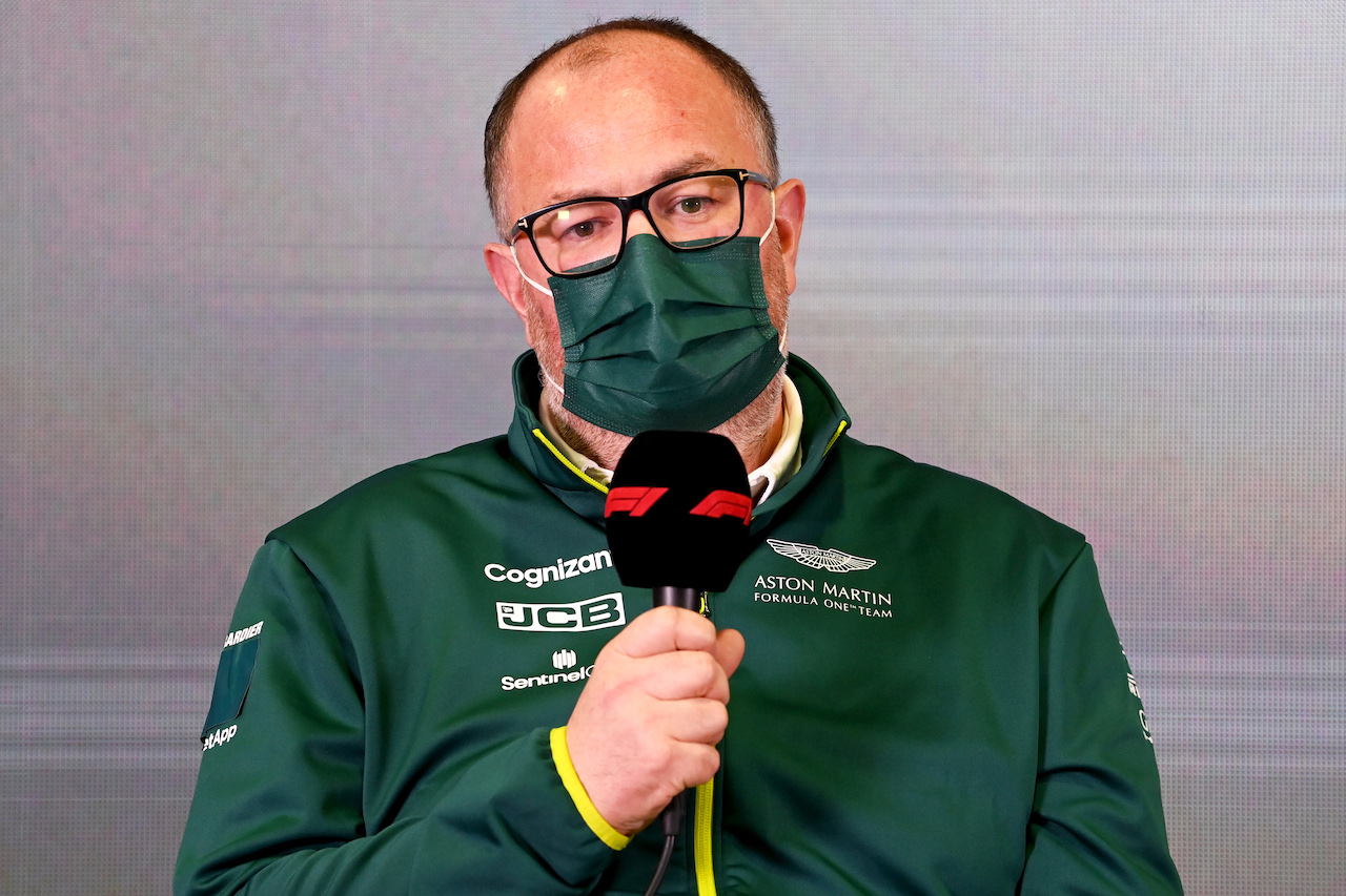 TEST BARCELLONA, Tom McCullough (GBR) Aston Martin F1 Team Performance Director in the FIA Press Conference.
24.02.2022. Formula One Testing, Day Two, Barcelona, Spain. Giovedi'.
- www.xpbimages.com, EMail: requests@xpbimages.com © Copyright: FIA Pool Image for Editorial Use Only