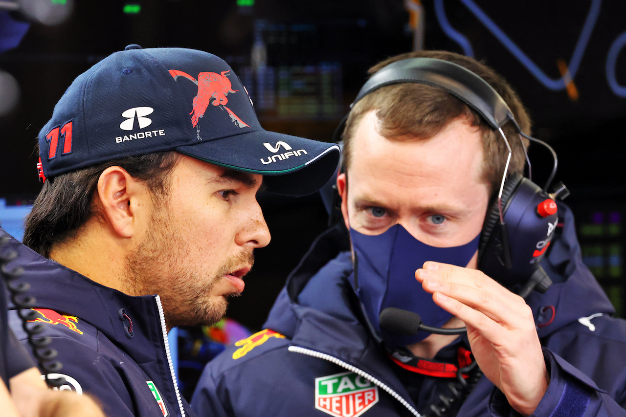 TEST BARCELLONA, Sergio Perez (MEX) Red Bull Racing.
24.02.2022. Formula One Testing, Day Two, Barcelona, Spain. Giovedi'.
- www.xpbimages.com, EMail: requests@xpbimages.com © Copyright: Batchelor / XPB Images