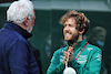 TEST BARCELLONA, (L to R): Lawrence Stroll (CDN) Aston Martin F1 Team Investor with Sebastian Vettel (GER) Aston Martin F1 Team.
24.02.2022. Formula One Testing, Day Two, Barcelona, Spain. Giovedi'.
- www.xpbimages.com, EMail: requests@xpbimages.com © Copyright: Bearne / XPB Images