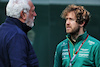 TEST BARCELLONA, (L to R): Lawrence Stroll (CDN) Aston Martin F1 Team Investor with Sebastian Vettel (GER) Aston Martin F1 Team.
24.02.2022. Formula One Testing, Day Two, Barcelona, Spain. Giovedi'.
- www.xpbimages.com, EMail: requests@xpbimages.com © Copyright: Bearne / XPB Images