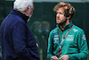 TEST BARCELLONA, (L to R): Lawrence Stroll (CDN) Aston Martin F1 Team Investor with Sebastian Vettel (GER) Aston Martin F1 Team.
24.02.2022. Formula One Testing, Day Two, Barcelona, Spain. Giovedi'.
- www.xpbimages.com, EMail: requests@xpbimages.com © Copyright: Bearne / XPB Images