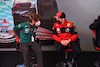 TEST BARCELLONA, (L to R): Sebastian Vettel (GER) Aston Martin F1 Team e Charles Leclerc (MON) Ferrari in the FIA Press Conference.
24.02.2022. Formula One Testing, Day Two, Barcelona, Spain. Giovedi'.
- www.xpbimages.com, EMail: requests@xpbimages.com © Copyright: FIA Pool Image for Editorial Use Only
