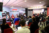 TEST BARCELLONA, (L to R): Sebastian Vettel (GER) Aston Martin F1 Team; Charles Leclerc (MON) Ferrari; Max Verstappen (NLD) Red Bull Racing; Fernando Alonso (ESP) Alpine F1 Team; e Yuki Tsunoda (JPN) AlphaTauri, in the FIA Press Conference.
24.02.2022. Formula One Testing, Day Two, Barcelona, Spain. Giovedi'.
- www.xpbimages.com, EMail: requests@xpbimages.com © Copyright: FIA Pool Image for Editorial Use Only