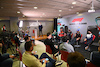 TEST BARCELLONA, (L to R): Sebastian Vettel (GER) Aston Martin F1 Team; Charles Leclerc (MON) Ferrari; Max Verstappen (NLD) Red Bull Racing; Fernando Alonso (ESP) Alpine F1 Team; e Yuki Tsunoda (JPN) AlphaTauri, in the FIA Press Conference.
24.02.2022. Formula One Testing, Day Two, Barcelona, Spain. Giovedi'.
- www.xpbimages.com, EMail: requests@xpbimages.com © Copyright: FIA Pool Image for Editorial Use Only