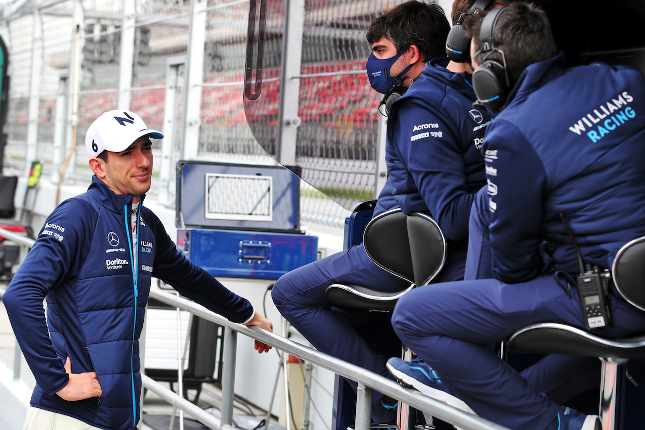 TEST BARCELLONA, Nicholas Latifi (CDN) Williams Racing.
25.02.2022. Formula One Testing, Day Three, Barcelona, Spain. Venerdi'.
 - www.xpbimages.com, EMail: requests@xpbimages.com © Copyright: Coates / XPB Images