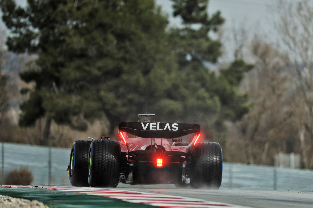 TEST BARCELLONA, Carlos Sainz Jr (ESP) Ferrari F1-75.
25.02.2022. Formula One Testing, Day Three, Barcelona, Spain. Venerdi'.
- www.xpbimages.com, EMail: requests@xpbimages.com © Copyright: Bearne / XPB Images