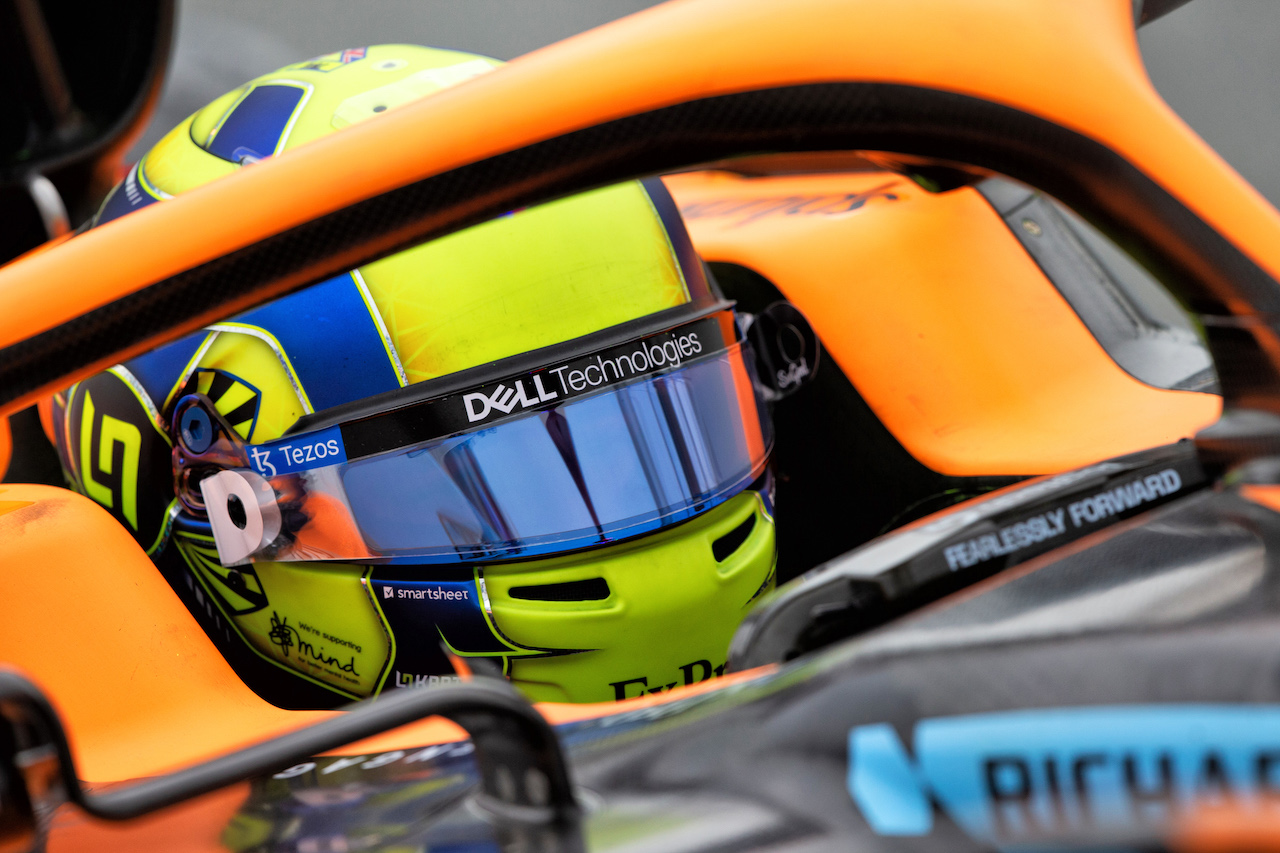 TEST BARCELLONA, Lando Norris (GBR) McLaren MCL36.
25.02.2022. Formula One Testing, Day Three, Barcelona, Spain. Venerdi'.
- www.xpbimages.com, EMail: requests@xpbimages.com © Copyright: Rew / XPB Images
