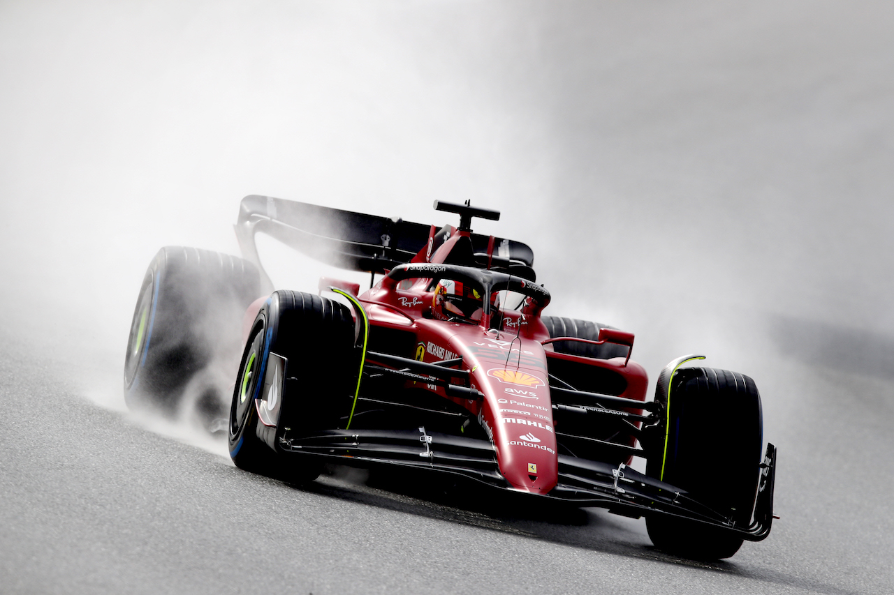 TEST BARCELLONA, Carlos Sainz Jr (ESP) Ferrari F1-75.
25.02.2022. Formula One Testing, Day Three, Barcelona, Spain. Venerdi'.
 - www.xpbimages.com, EMail: requests@xpbimages.com © Copyright: Coates / XPB Images