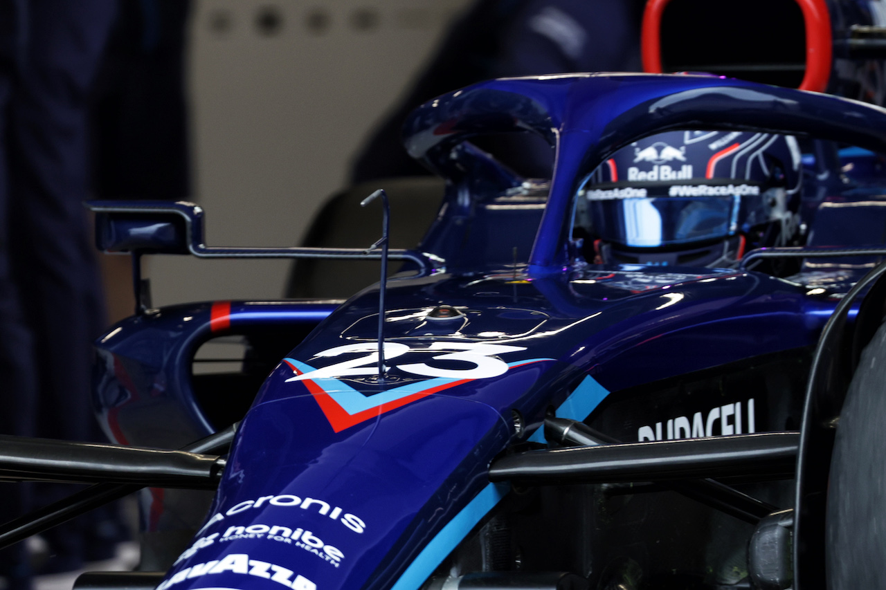 TEST BARCELLONA, Alexander Albon (THA) Williams Racing FW44 - sidepod detail.
25.02.2022. Formula One Testing, Day Three, Barcelona, Spain. Venerdi'.
- www.xpbimages.com, EMail: requests@xpbimages.com © Copyright: Bearne / XPB Images