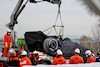 TEST BARCELLONA, The AlphaTauri AT03 of Pierre Gasly (FRA) AlphaTauri is recovered back to the pits on the back of a truck.
25.02.2022. Formula One Testing, Day Three, Barcelona, Spain. Venerdi'.
- www.xpbimages.com, EMail: requests@xpbimages.com © Copyright: XPB Images