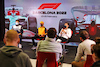 TEST BARCELLONA, (L to R): Pierre Gasly (FRA) AlphaTauri; Lando Norris (GBR) McLaren; e George Russell (GBR) Mercedes AMG F1 in the FIA Press Conference.
25.02.2022. Formula One Testing, Day Three, Barcelona, Spain. Venerdi'.
- www.xpbimages.com, EMail: requests@xpbimages.com © Copyright: Bearne / XPB Images