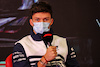TEST BARCELLONA, Pierre Gasly (FRA) AlphaTauri in the FIA Press Conference.
25.02.2022. Formula One Testing, Day Three, Barcelona, Spain. Venerdi'.
- www.xpbimages.com, EMail: requests@xpbimages.com © Copyright: Bearne / XPB Images