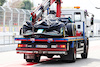 TEST BARCELLONA, The Aston Martin F1 Team AMR22 of Sebastian Vettel (GER) Aston Martin F1 Team is recovered back to the pits on the back of a truck.
25.02.2022. Formula One Testing, Day Three, Barcelona, Spain. Venerdi'.
- www.xpbimages.com, EMail: requests@xpbimages.com © Copyright: Batchelor / XPB Images