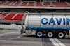 TEST BARCELLONA, Water tankers soak the circuit.
25.02.2022. Formula One Testing, Day Three, Barcelona, Spain. Venerdi'.
- www.xpbimages.com, EMail: requests@xpbimages.com © Copyright: Rew / XPB Images