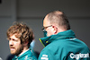TEST BARCELLONA, Sebastian Vettel (GER) Aston Martin F1 Team e Tom McCullough (GBR) Aston Martin F1 Team Performance Director.
25.02.2022. Formula One Testing, Day Three, Barcelona, Spain. Venerdi'.
- www.xpbimages.com, EMail: requests@xpbimages.com © Copyright: Rew / XPB Images