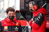 TEST BARCELLONA, (L to R): Mattia Binotto (ITA) Ferrari Team Principal with Laurent Mekies (FRA) Ferrari Sporting Director.
25.02.2022. Formula One Testing, Day Three, Barcelona, Spain. Venerdi'.
 - www.xpbimages.com, EMail: requests@xpbimages.com © Copyright: Coates / XPB Images