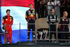 GP ABU DHABI, Max Verstappen (NLD), Red Bull Racing George Russell (GBR), Mercedes AMG F1 Charles Leclerc (FRA), Ferrari 
26.11.2023. Formula 1 World Championship, Rd 23, Abu Dhabi Grand Prix, Yas Marina Circuit, Abu Dhabi, Gara Day.
- www.xpbimages.com, EMail: requests@xpbimages.com © Copyright: Charniaux / XPB Images