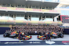 GP ABU DHABI, (L to R): Sergio Perez (MEX) Red Bull Racing e Max Verstappen (NLD) Red Bull Racing at a team photograph.
26.11.2023. Formula 1 World Championship, Rd 23, Abu Dhabi Grand Prix, Yas Marina Circuit, Abu Dhabi, Gara Day.
- www.xpbimages.com, EMail: requests@xpbimages.com © Copyright: Moy / XPB Images