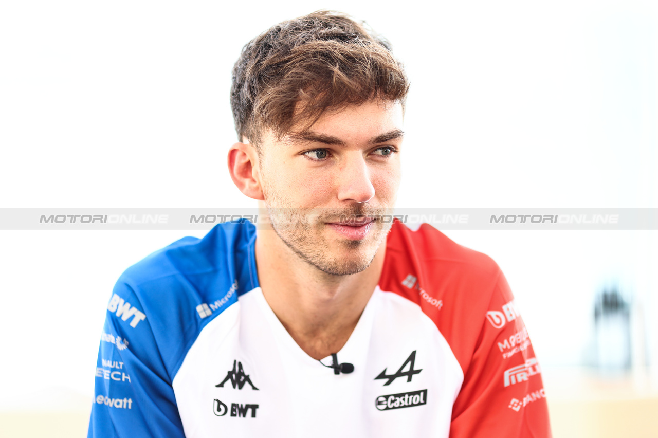 GP ABU DHABI, Pierre Gasly (FRA), Alpine F1 Team 
23.11.2023. Formula 1 World Championship, Rd 23, Abu Dhabi Grand Prix, Yas Marina Circuit, Abu Dhabi, Preparation Day.
- www.xpbimages.com, EMail: requests@xpbimages.com © Copyright: Charniaux / XPB Images