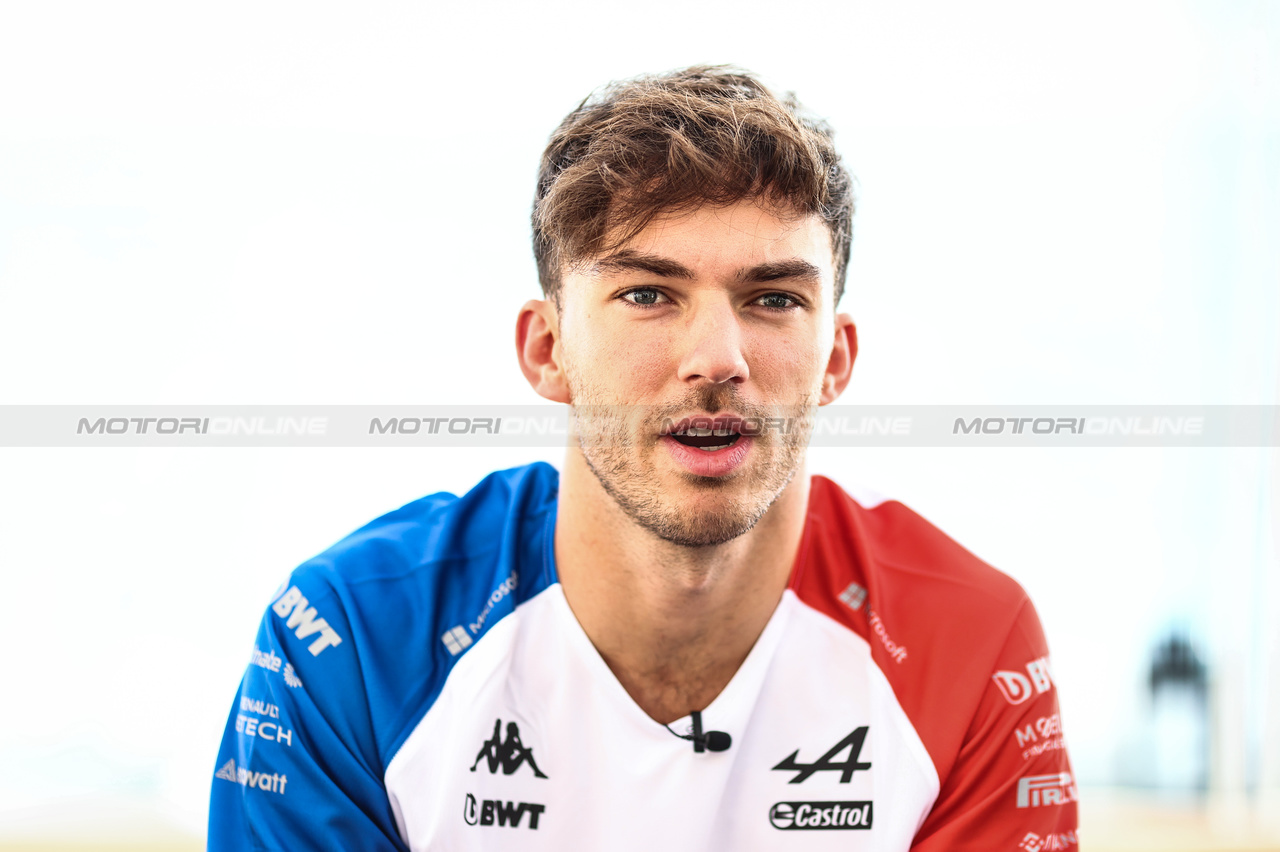 GP ABU DHABI, Pierre Gasly (FRA), Alpine F1 Team 
23.11.2023. Formula 1 World Championship, Rd 23, Abu Dhabi Grand Prix, Yas Marina Circuit, Abu Dhabi, Preparation Day.
- www.xpbimages.com, EMail: requests@xpbimages.com © Copyright: Charniaux / XPB Images