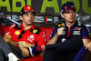 GP ABU DHABI, (L to R): Charles Leclerc (MON) Ferrari e Max Verstappen (NLD) Red Bull Racing in the FIA Press Conference.
23.11.2023. Formula 1 World Championship, Rd 23, Abu Dhabi Grand Prix, Yas Marina Circuit, Abu Dhabi, Preparation Day.
- www.xpbimages.com, EMail: requests@xpbimages.com © Copyright: Batchelor / XPB Images