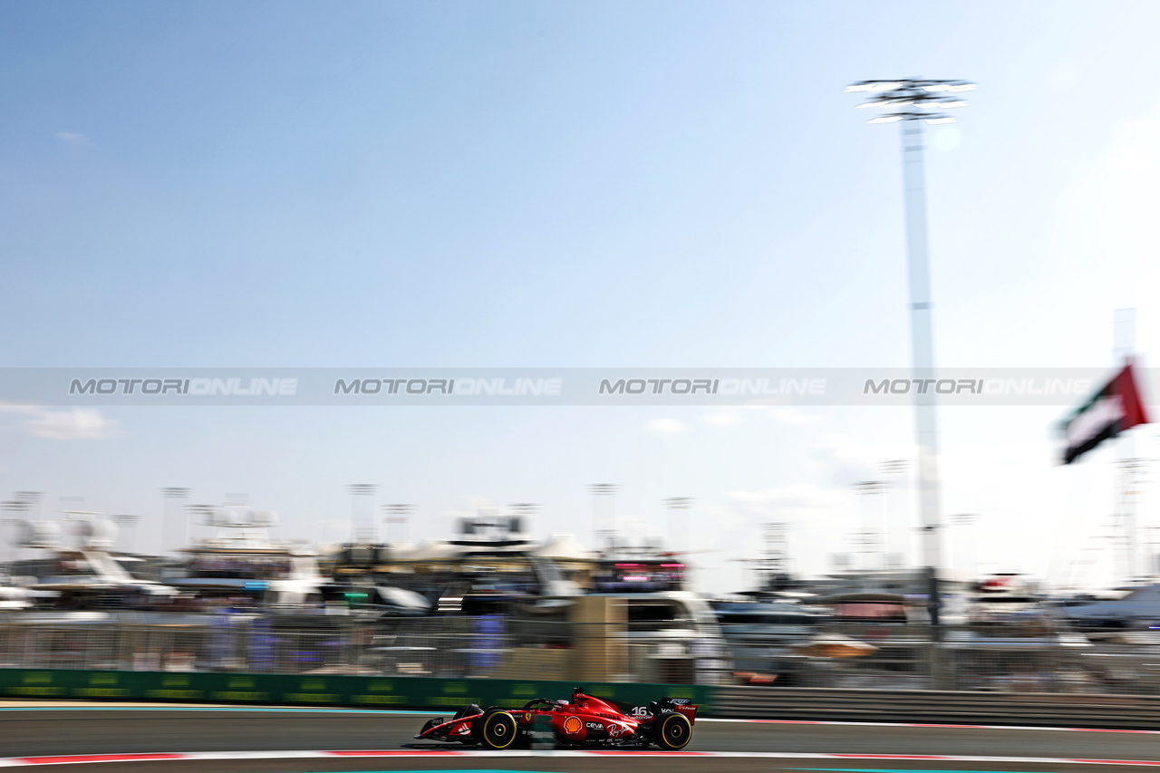 GP ABU DHABI, Charles Leclerc (MON) Ferrari SF-23.

25.11.2023. Formula 1 World Championship, Rd 23, Abu Dhabi Grand Prix, Yas Marina Circuit, Abu Dhabi, Qualifiche Day.

- www.xpbimages.com, EMail: requests@xpbimages.com © Copyright: Moy / XPB Images