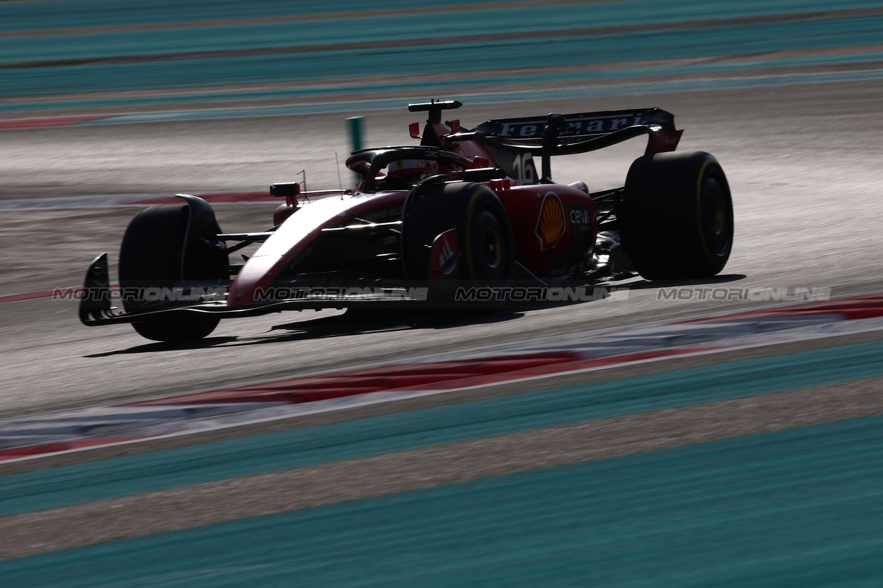 GP ABU DHABI, Charles Leclerc (MON) Ferrari SF-23.

25.11.2023. Formula 1 World Championship, Rd 23, Abu Dhabi Grand Prix, Yas Marina Circuit, Abu Dhabi, Qualifiche Day.

- www.xpbimages.com, EMail: requests@xpbimages.com © Copyright: Moy / XPB Images