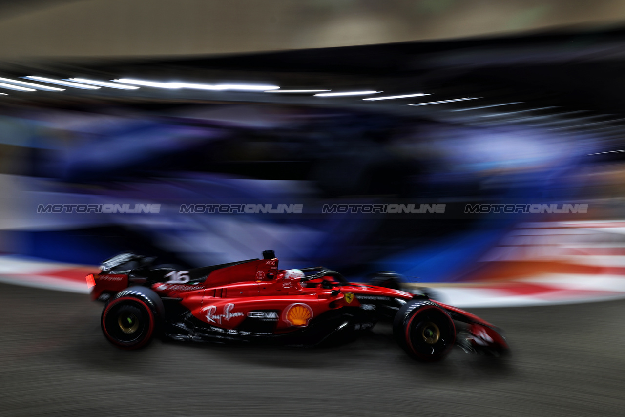 GP ABU DHABI, Charles Leclerc (MON) Ferrari SF-23.

25.11.2023. Formula 1 World Championship, Rd 23, Abu Dhabi Grand Prix, Yas Marina Circuit, Abu Dhabi, Qualifiche Day.

 - www.xpbimages.com, EMail: requests@xpbimages.com © Copyright: Coates / XPB Images