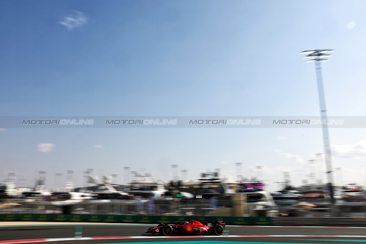 GP ABU DHABI, Charles Leclerc (MON) Ferrari SF-23.

25.11.2023. Formula 1 World Championship, Rd 23, Abu Dhabi Grand Prix, Yas Marina Circuit, Abu Dhabi, Qualifiche Day.

 - www.xpbimages.com, EMail: requests@xpbimages.com © Copyright: Coates / XPB Images