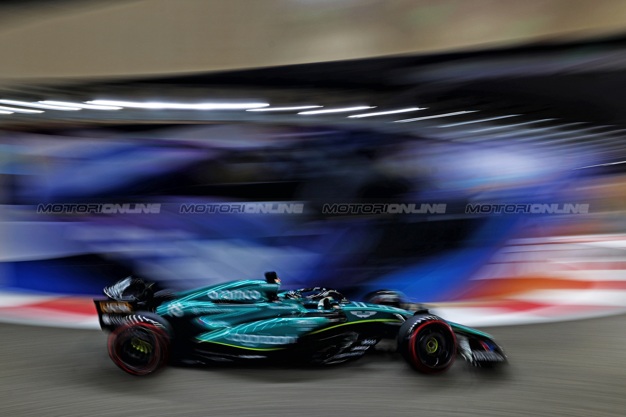 GP ABU DHABI, Lance Stroll (CDN) Aston Martin F1 Team AMR23.



25.11.2023. Formula 1 World Championship, Rd 23, Abu Dhabi Grand Prix, Yas Marina Circuit, Abu Dhabi, Qualifiche Day.

 - www.xpbimages.com, EMail: requests@xpbimages.com © Copyright: Coates / XPB Images