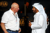 GP ABU DHABI, (L to R): Dieter Rencken (RSA) Motorsport Adviser to FIA President with Mohammed Bin Sulayem (UAE) FIA President.
25.11.2023. Formula 1 World Championship, Rd 23, Abu Dhabi Grand Prix, Yas Marina Circuit, Abu Dhabi, Qualifiche Day.
- www.xpbimages.com, EMail: requests@xpbimages.com © Copyright: Batchelor / XPB Images