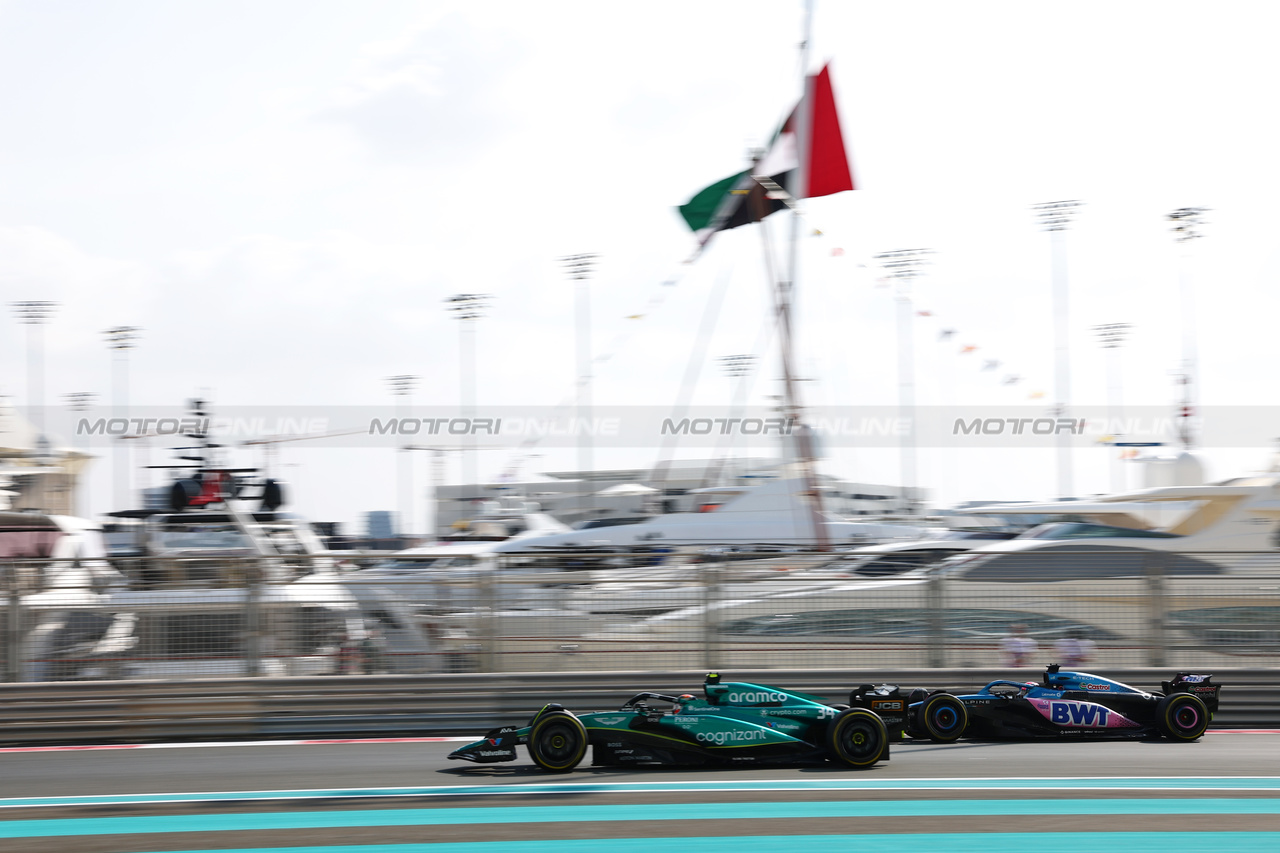 GP ABU DHABI, Felipe Drugovich (BRA) Aston Martin F1 Team AMR23, Reserve e Development Programme Driver.

24.11.2023. Formula 1 World Championship, Rd 23, Abu Dhabi Grand Prix, Yas Marina Circuit, Abu Dhabi, Practice Day.

- www.xpbimages.com, EMail: requests@xpbimages.com © Copyright: Charniaux / XPB Images
