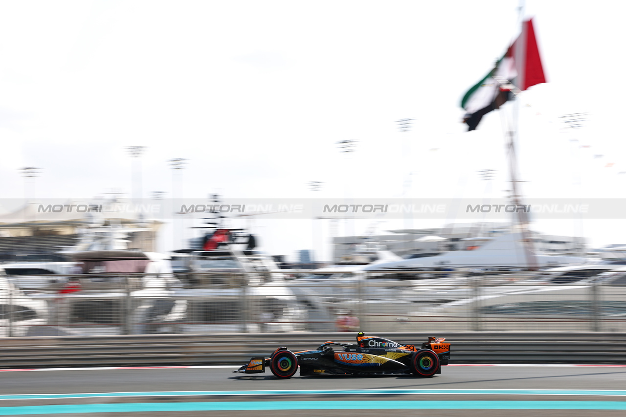 GP ABU DHABI, Pato O'Ward (MEX) McLaren MCL60 Test Driver.

24.11.2023. Formula 1 World Championship, Rd 23, Abu Dhabi Grand Prix, Yas Marina Circuit, Abu Dhabi, Practice Day.

- www.xpbimages.com, EMail: requests@xpbimages.com © Copyright: Charniaux / XPB Images