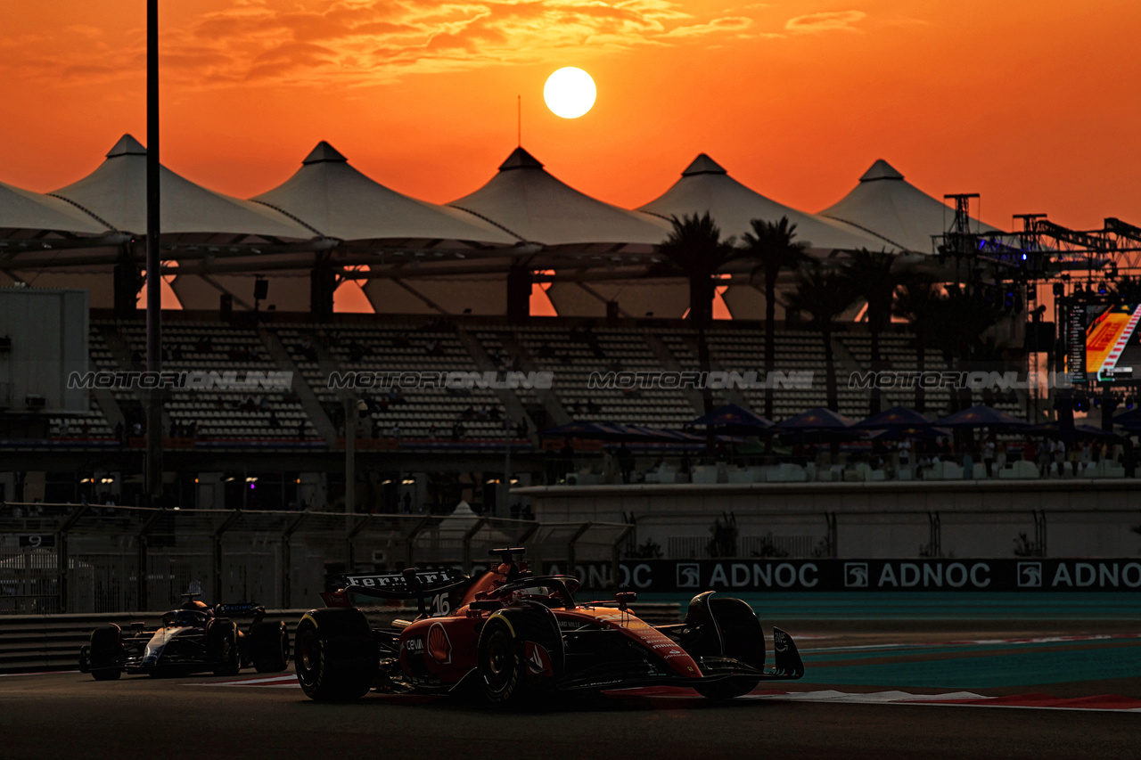 GP ABU DHABI, Charles Leclerc (MON) Ferrari SF-23.

24.11.2023. Formula 1 World Championship, Rd 23, Abu Dhabi Grand Prix, Yas Marina Circuit, Abu Dhabi, Practice Day.

- www.xpbimages.com, EMail: requests@xpbimages.com © Copyright: Moy / XPB Images