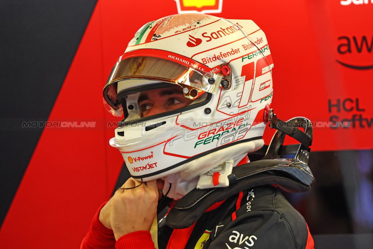 GP ABU DHABI, Charles Leclerc (MON) Ferrari.

24.11.2023. Formula 1 World Championship, Rd 23, Abu Dhabi Grand Prix, Yas Marina Circuit, Abu Dhabi, Practice Day.

- www.xpbimages.com, EMail: requests@xpbimages.com © Copyright: Batchelor / XPB Images