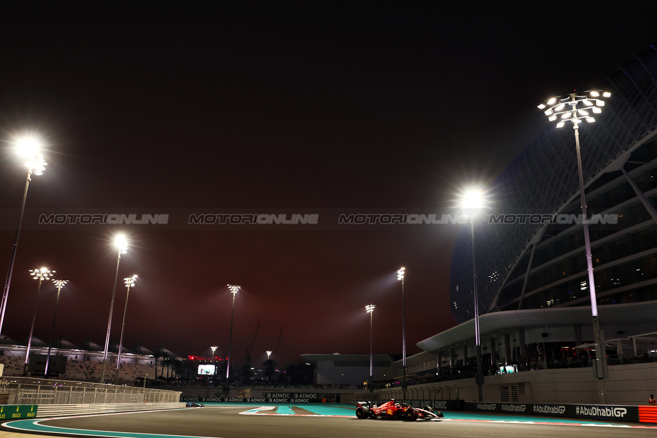 GP ABU DHABI, Charles Leclerc (MON) Ferrari SF-23.

24.11.2023. Formula 1 World Championship, Rd 23, Abu Dhabi Grand Prix, Yas Marina Circuit, Abu Dhabi, Practice Day.

- www.xpbimages.com, EMail: requests@xpbimages.com © Copyright: Moy / XPB Images