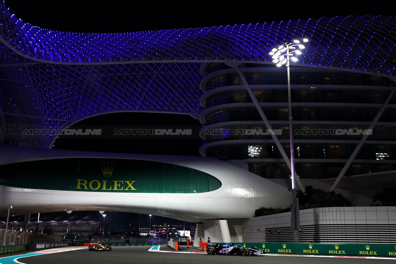 GP ABU DHABI, Pierre Gasly (FRA) Alpine F1 Team A523.

24.11.2023. Formula 1 World Championship, Rd 23, Abu Dhabi Grand Prix, Yas Marina Circuit, Abu Dhabi, Practice Day.

- www.xpbimages.com, EMail: requests@xpbimages.com © Copyright: Moy / XPB Images