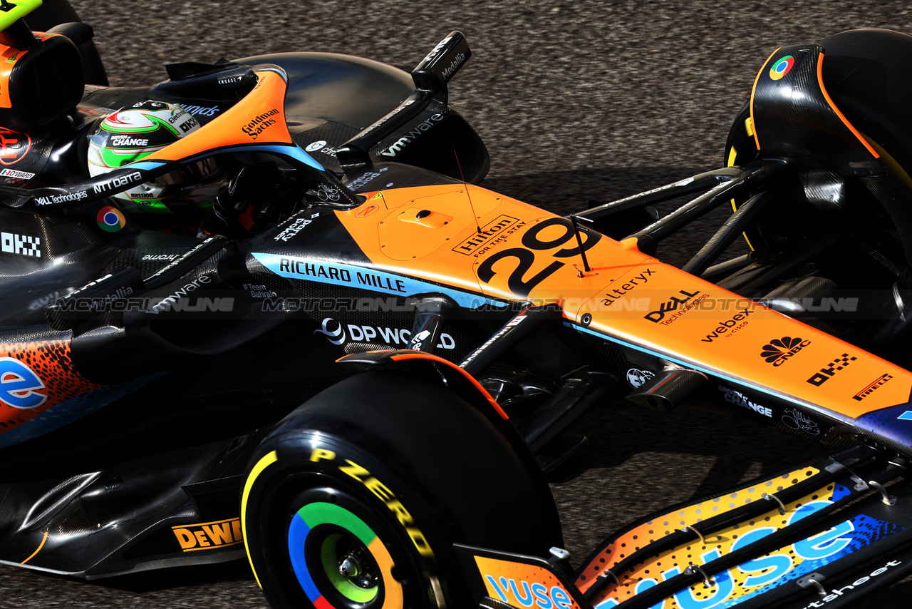 GP ABU DHABI, Pato O'Ward (MEX) McLaren MCL60 Test Driver.

24.11.2023. Formula 1 World Championship, Rd 23, Abu Dhabi Grand Prix, Yas Marina Circuit, Abu Dhabi, Practice Day.

- www.xpbimages.com, EMail: requests@xpbimages.com © Copyright: Batchelor / XPB Images