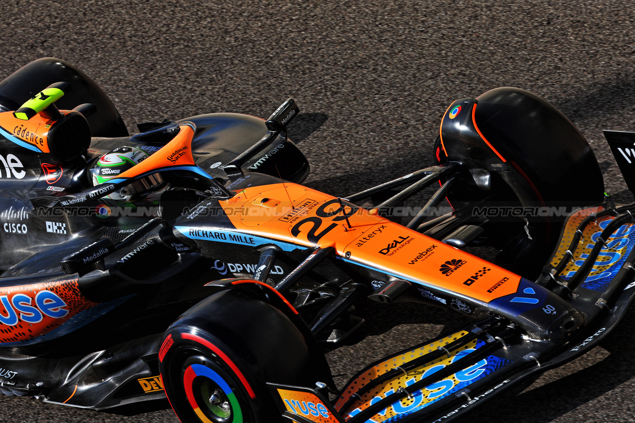 GP ABU DHABI, Pato O'Ward (MEX) McLaren MCL60 Test Driver.

24.11.2023. Formula 1 World Championship, Rd 23, Abu Dhabi Grand Prix, Yas Marina Circuit, Abu Dhabi, Practice Day.

- www.xpbimages.com, EMail: requests@xpbimages.com © Copyright: Batchelor / XPB Images