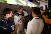 GP ABU DHABI, Daniel Ricciardo (AUS) AlphaTauri with the media.
24.11.2023. Formula 1 World Championship, Rd 23, Abu Dhabi Grand Prix, Yas Marina Circuit, Abu Dhabi, Practice Day.
 - www.xpbimages.com, EMail: requests@xpbimages.com © Copyright: Coates / XPB Images