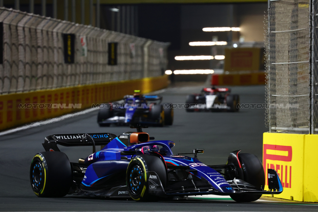 GP ARABIA SAUDITA, Alexander Albon (THA) Williams Racing FW45.

19.03.2023. Formula 1 World Championship, Rd 2, Saudi Arabian Grand Prix, Jeddah, Saudi Arabia, Gara Day.

- www.xpbimages.com, EMail: requests@xpbimages.com © Copyright: Batchelor / XPB Images