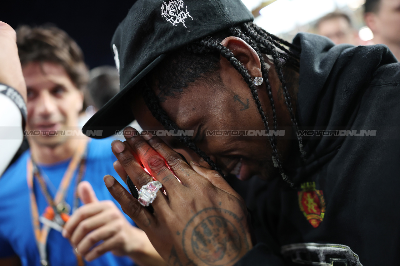 GP ARABIA SAUDITA, Travis Scott (USA) Rapper, on the grid.

19.03.2023. Formula 1 World Championship, Rd 2, Saudi Arabian Grand Prix, Jeddah, Saudi Arabia, Gara Day.

- www.xpbimages.com, EMail: requests@xpbimages.com © Copyright: Bearne / XPB Images