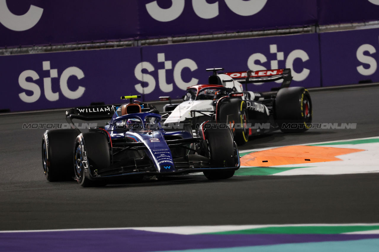 GP ARABIA SAUDITA, Logan Sargeant (USA) Williams Racing FW45.

19.03.2023. Formula 1 World Championship, Rd 2, Saudi Arabian Grand Prix, Jeddah, Saudi Arabia, Gara Day.

- www.xpbimages.com, EMail: requests@xpbimages.com © Copyright: Bearne / XPB Images