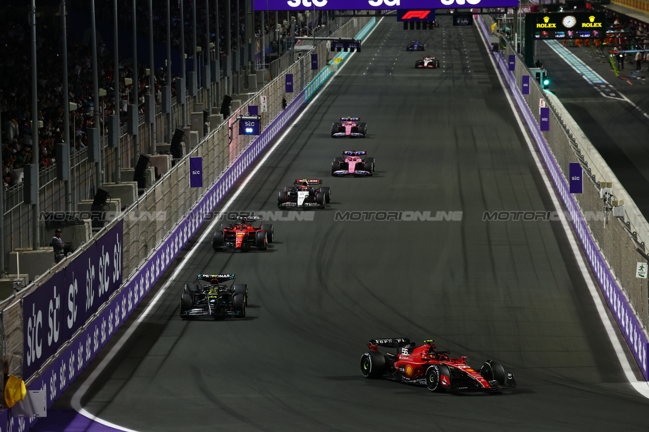 GP ARABIA SAUDITA, Carlos Sainz Jr (ESP) Ferrari SF-23.

19.03.2023. Formula 1 World Championship, Rd 2, Saudi Arabian Grand Prix, Jeddah, Saudi Arabia, Gara Day.

 - www.xpbimages.com, EMail: requests@xpbimages.com © Copyright: Coates / XPB Images