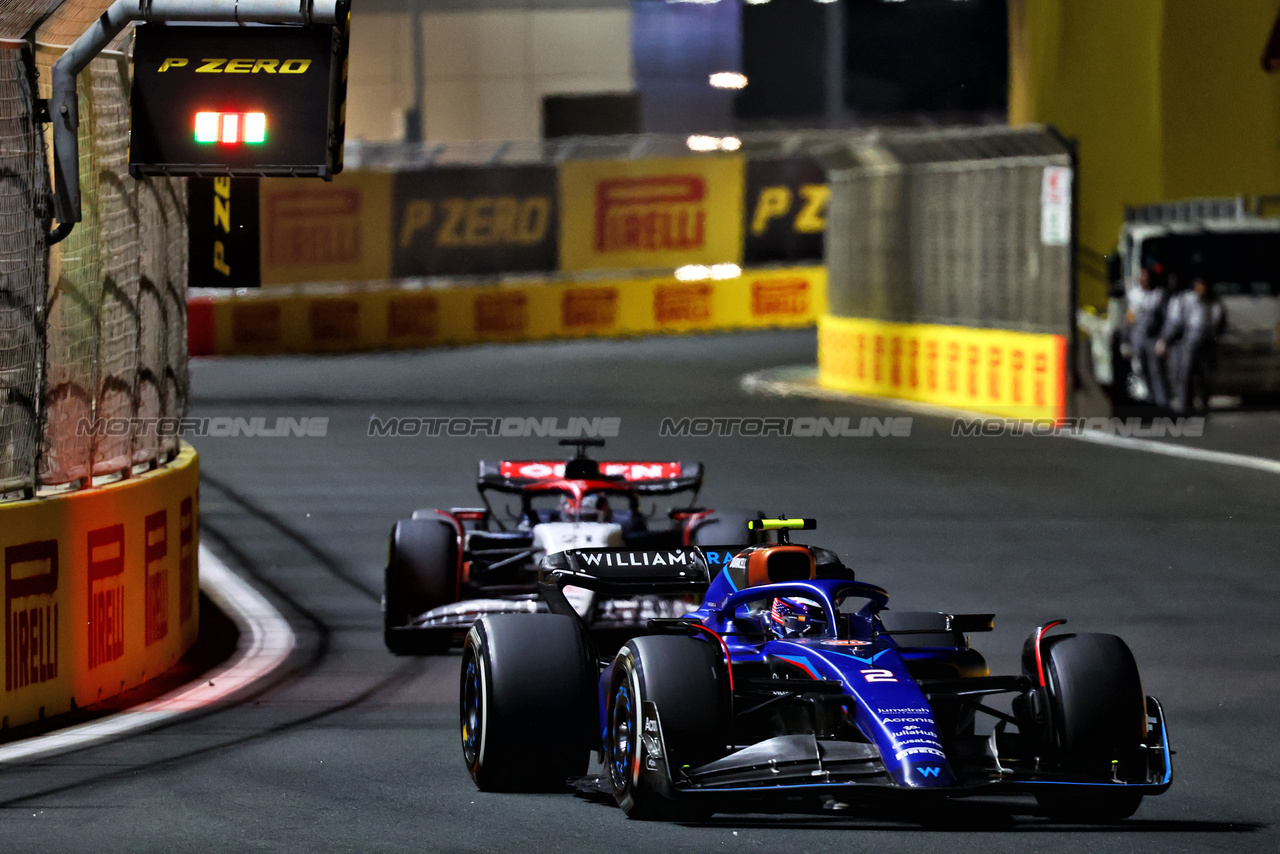 GP ARABIA SAUDITA, Logan Sargeant (USA) Williams Racing FW45.

19.03.2023. Formula 1 World Championship, Rd 2, Saudi Arabian Grand Prix, Jeddah, Saudi Arabia, Gara Day.

- www.xpbimages.com, EMail: requests@xpbimages.com © Copyright: Batchelor / XPB Images